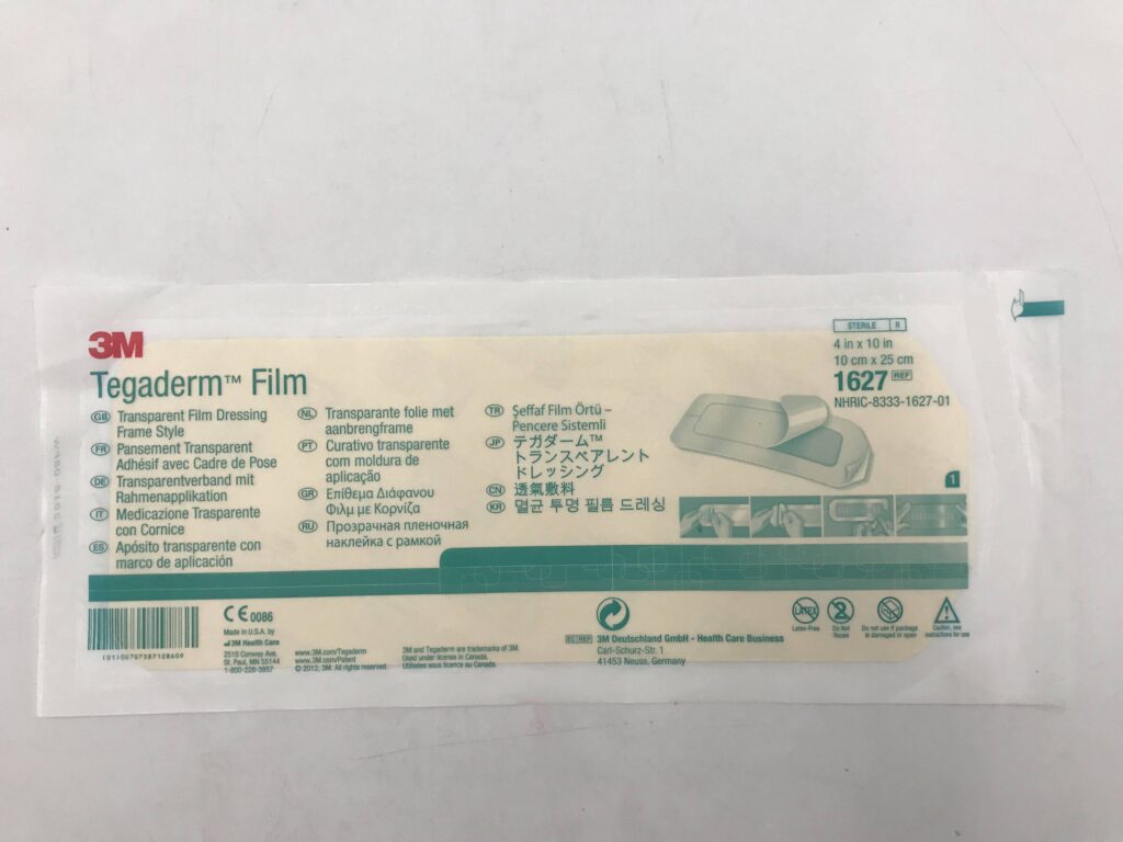 3M 1627 Tegaderm Film Transparent Film Dressing Frame Style 10cm X 3m-1627-tegaderm-film-transparent-film-dressing-frame-style-10cm-x