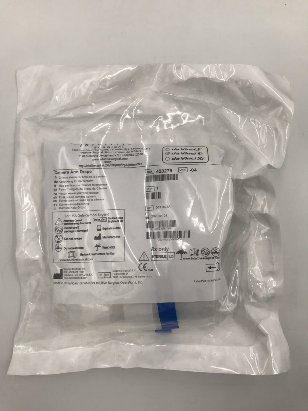 MICROTEK MEDICAL 420279 Camera Arm Drape GB TECH USA