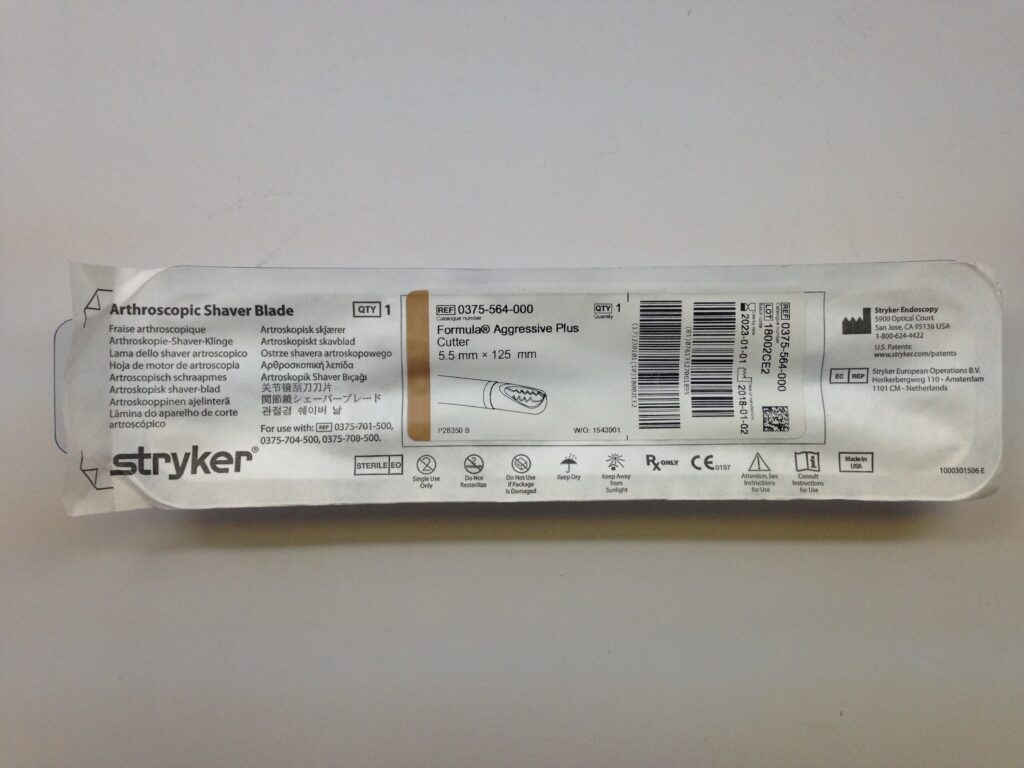 STRYKER 0375564000 Formula Aggressive Plus Cutter, Arthroscopic