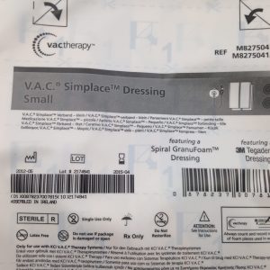 KCI M8275041 V.A.C. Simplace Dressing, Small (X) - GB TECH USA 