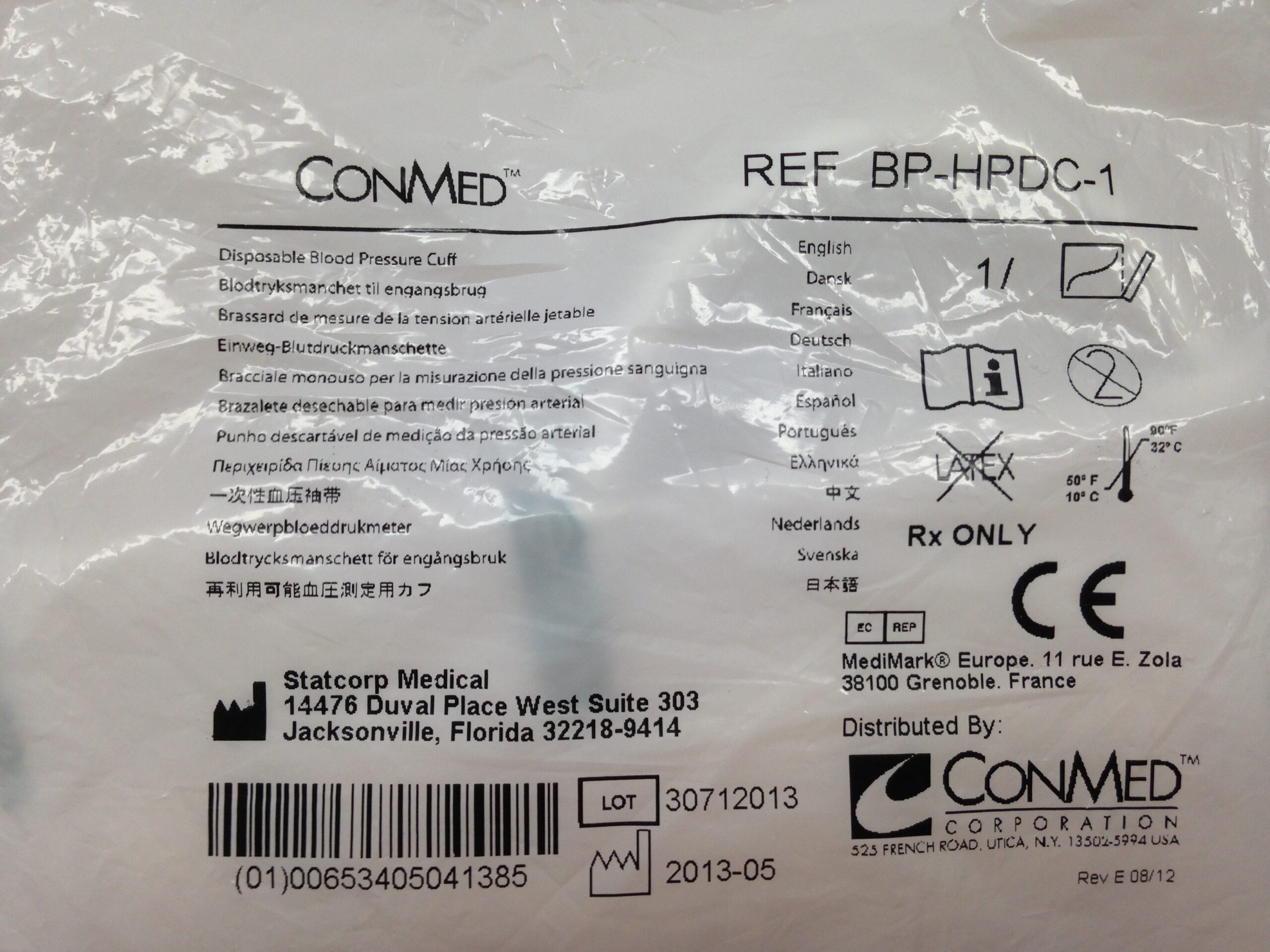 CONMED BP-HPDC-1 Disposable Blood Pressure Cuff – GB TECH USA