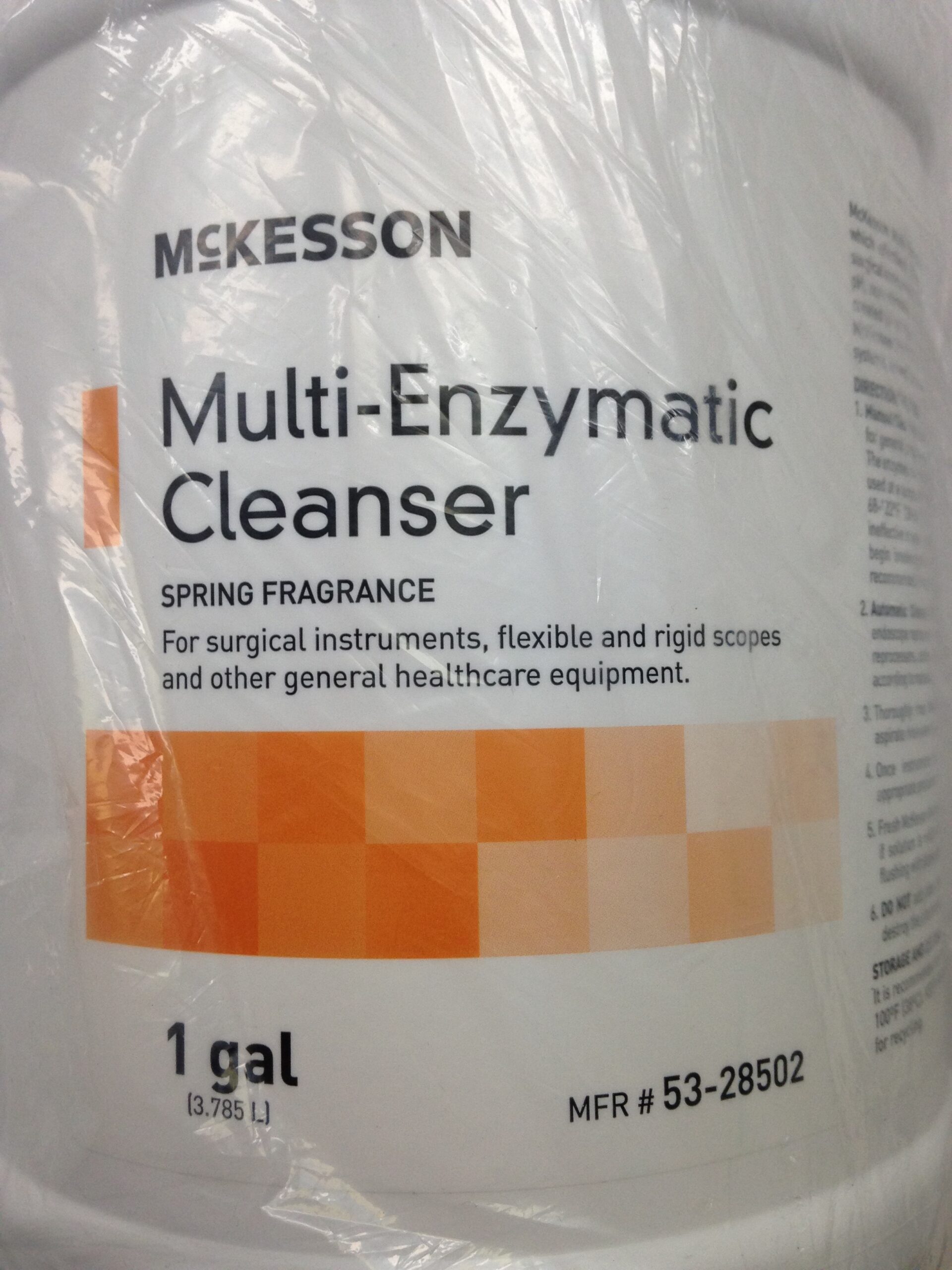 MCKESSON 5328502 MultiEnzymatic Cleanser, 1Gal GB TECH USA