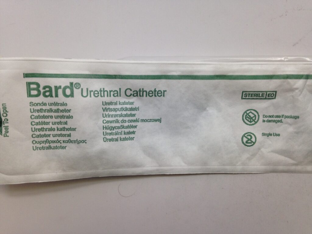BARD 086016 Urethral Catheter, 16Fr Malecot Model Drain Proportionate