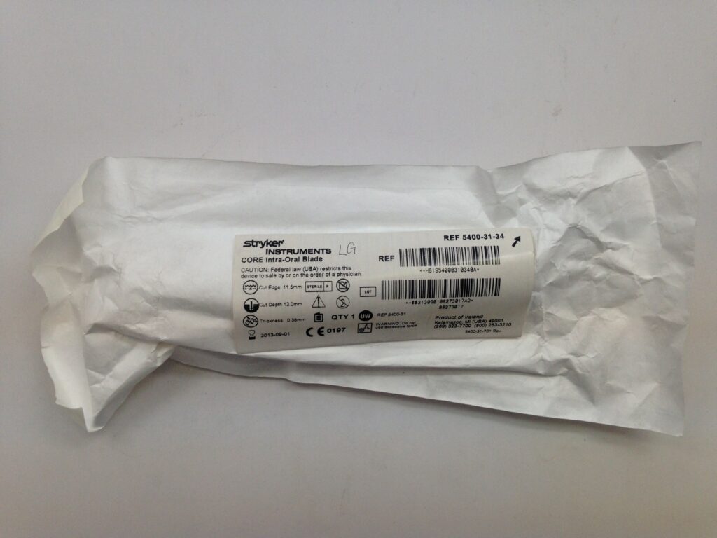 STRYKER 54003134 CORE IntraOral Blade (X) GB TECH USA