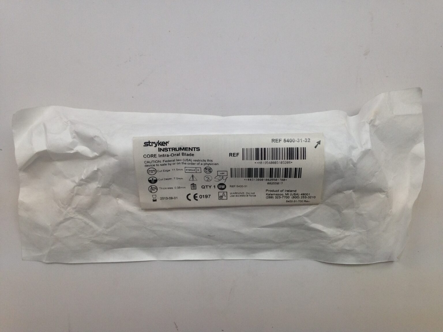 STRYKER 54003132 CORE IntraOral Blade (X) GB TECH USA