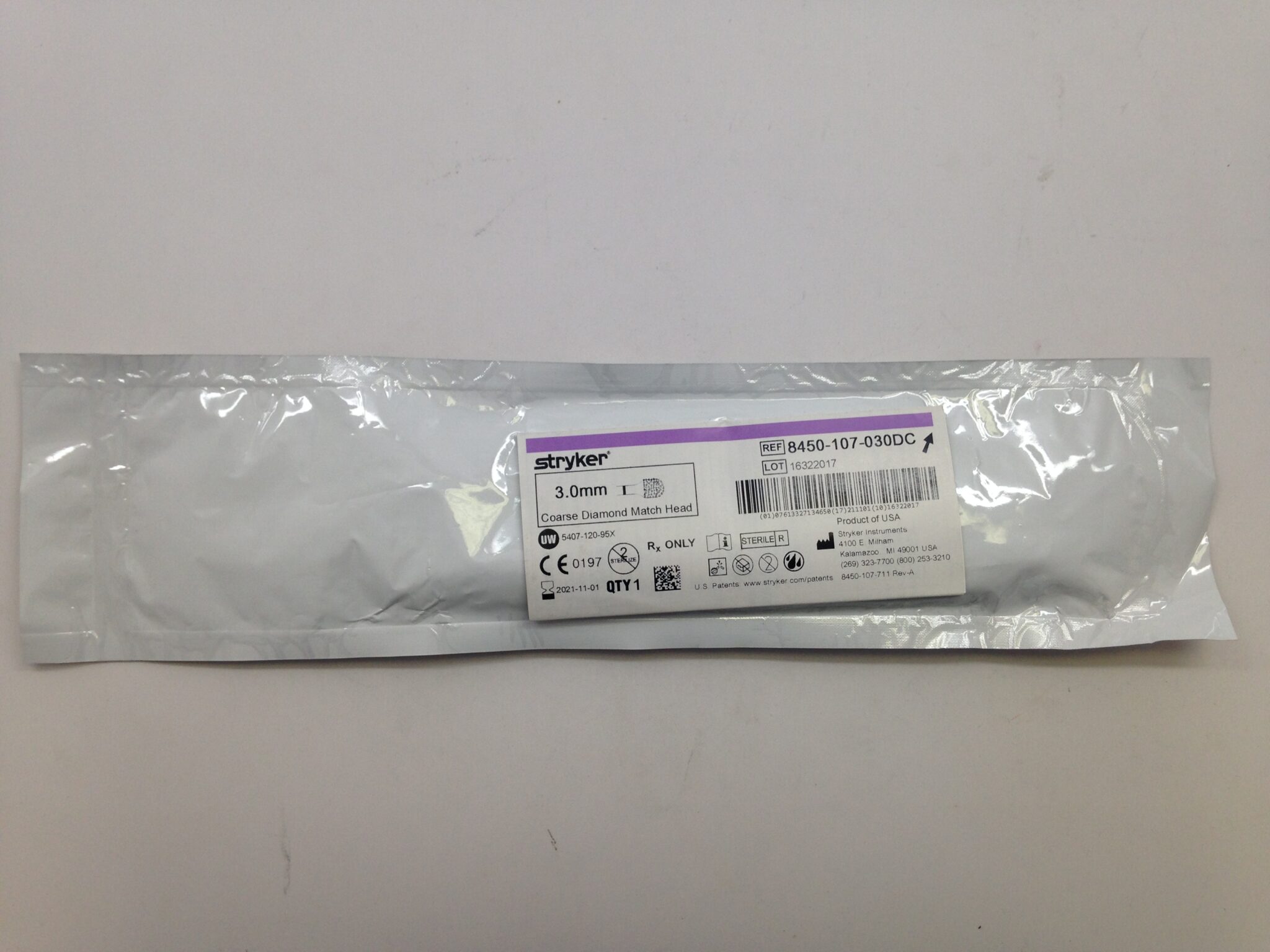 STRYKER 5130-71-223 Tapered Router, Long, 2.3mm x 22.0mm (X) – GB TECH USA