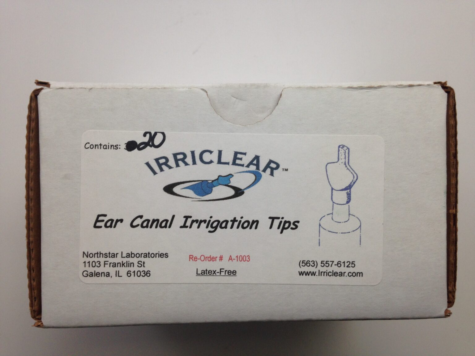IRRICLEAR A1003 Ear Canal Irrigation Tips (20/Box) GB TECH USA