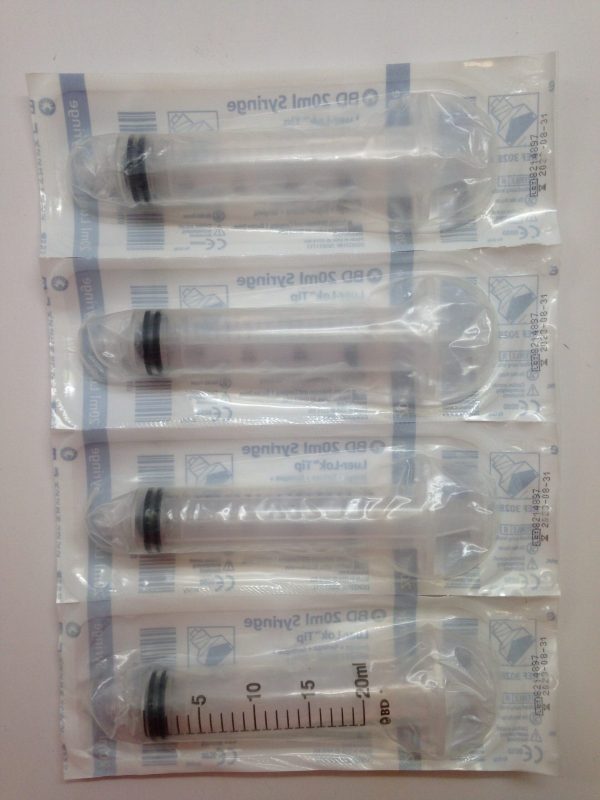 BD 302830 20mL Syringe LuerLok Tip (48/Bag) GB TECH USA