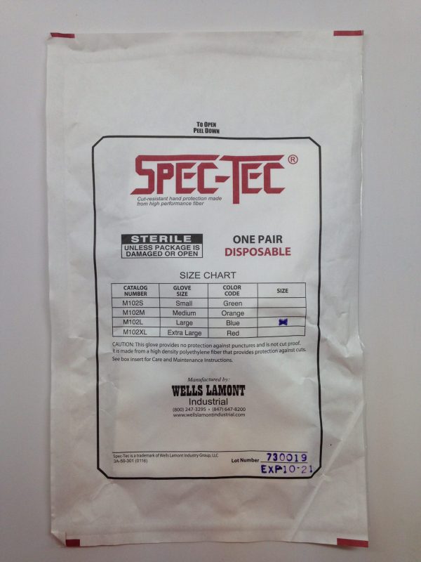 SPEC-TEC M102L Disposable Gloves, Large - GB TECH USA