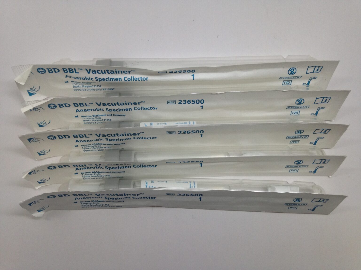 BD 236500 BBL Vacutainer Anaerobic Specimen Collector (5/Pack) GB