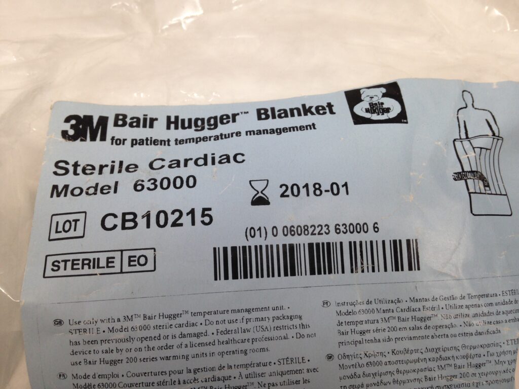 3M 63000 Pair Hugger Blanket, Sterile Cardiac (X) GBtech USA
