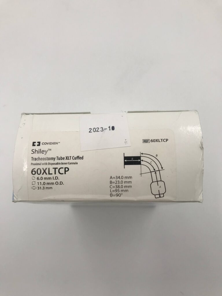 COVIDIEN 60XLTCP Shiley Tracheostomy Tube XLT Cuffed, Proximal With ...