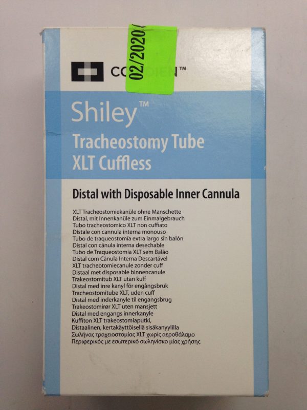 COVIDIEN 80XLTUD Shiley Tracheostomy Tube XLT Cuffless Distal With ...