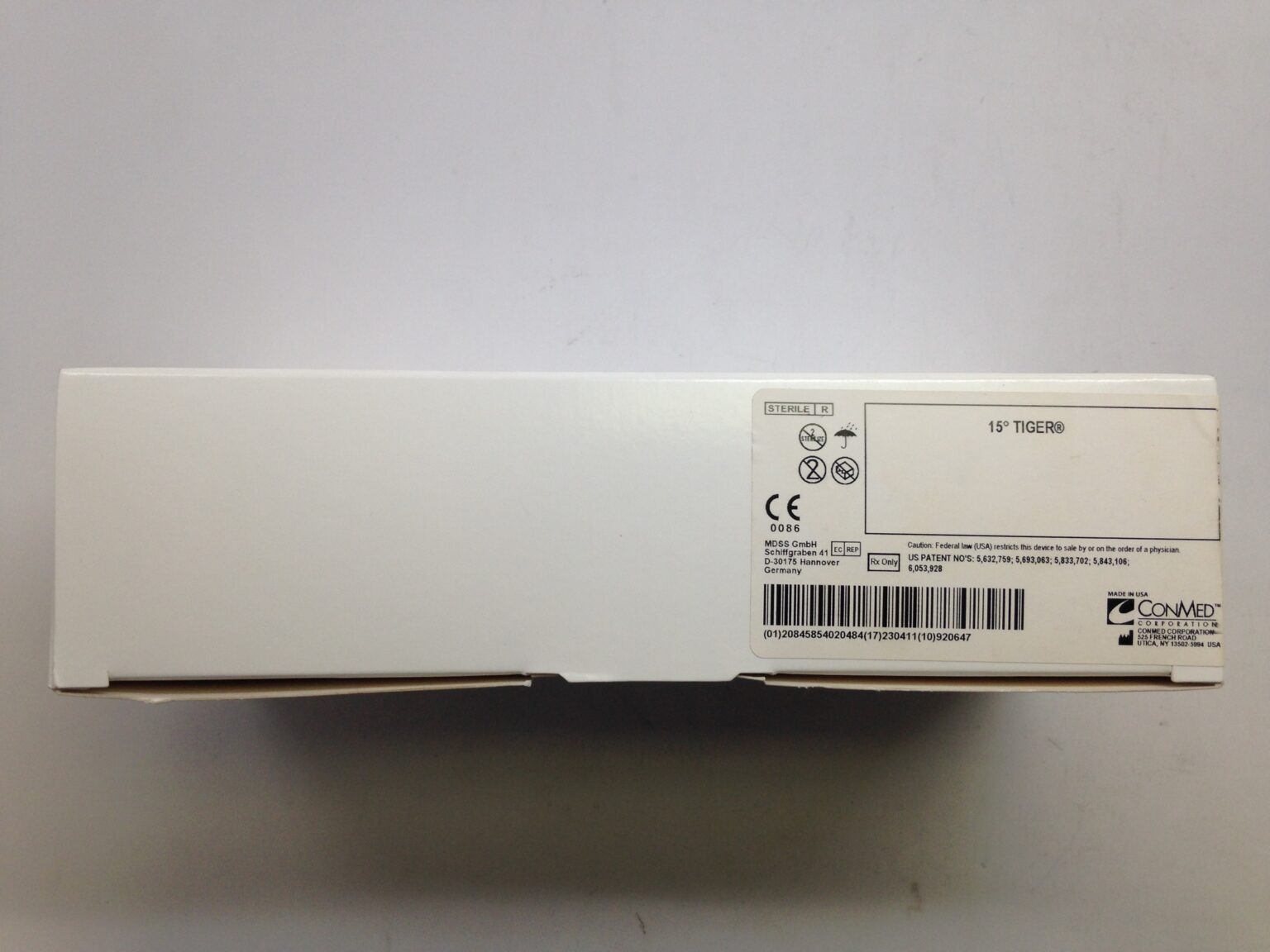 CONMED 5071-228 Repeat Sternotomy Blade, 44.5 x 40 x 0.4mm (5/Box) – GB ...