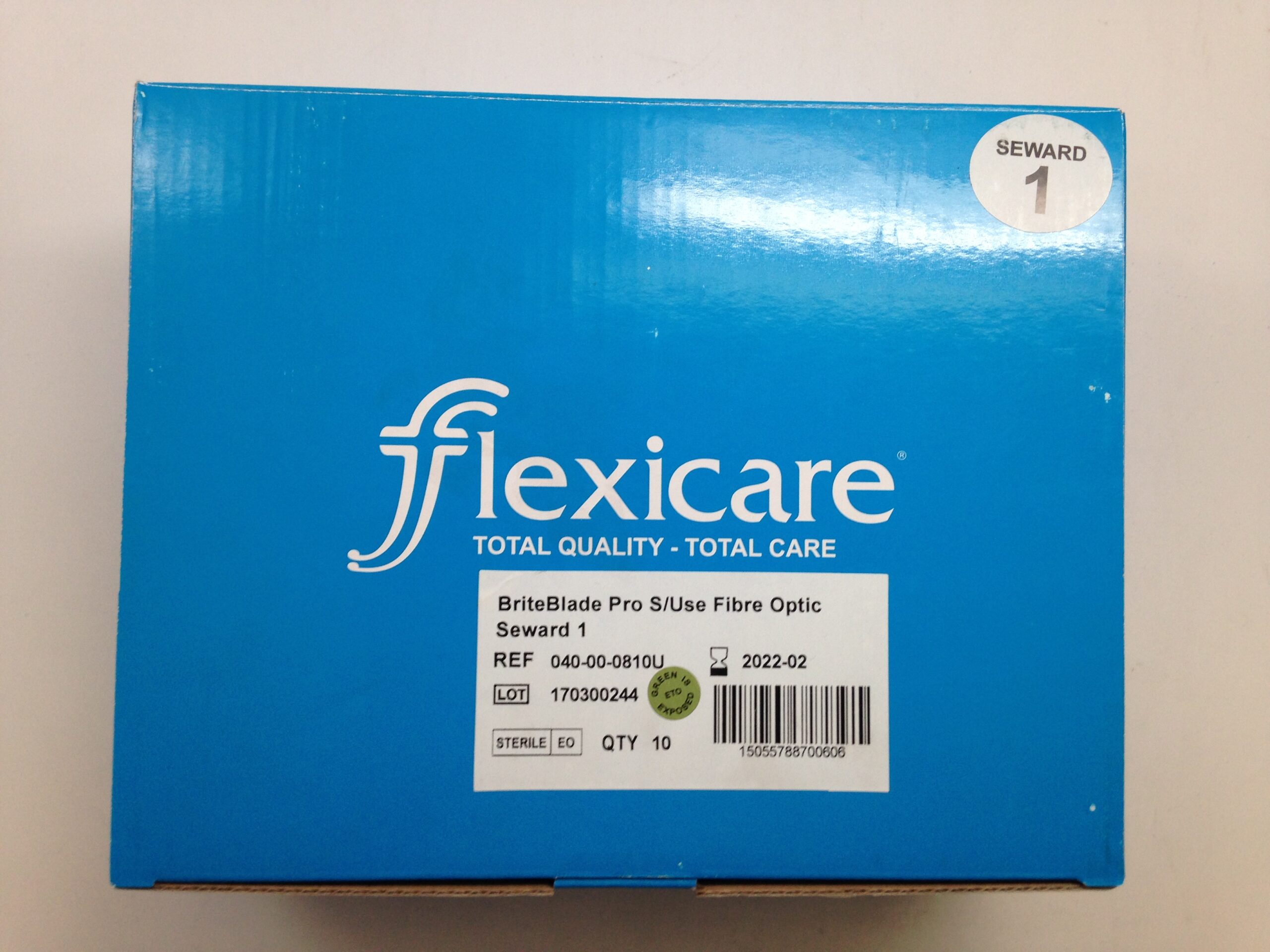 FLEXICARE 040000810U BriteBlade Pro S/Use Fibre Optic Metal