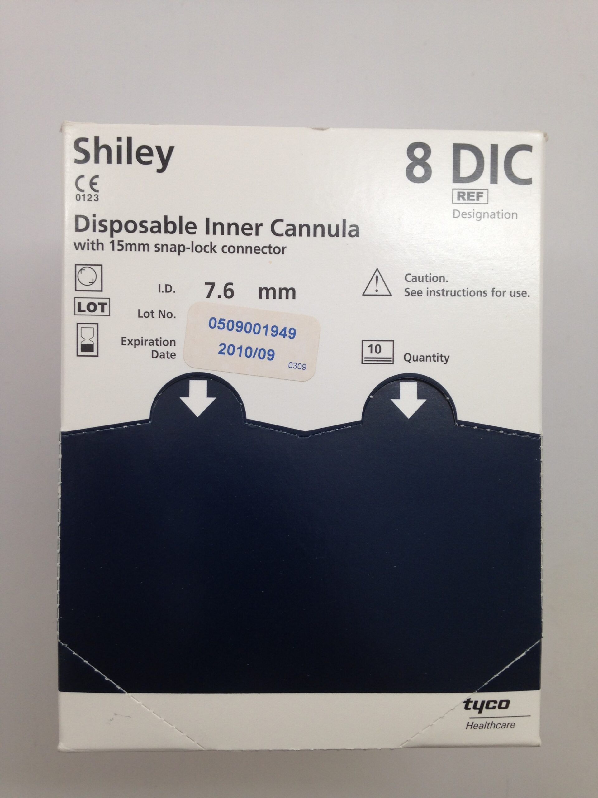 TYCO HEALTHCARE 8DIC Shiley Disposable Inner Cannula With 15mm Snap ...