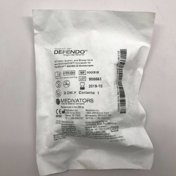 MEDIVATORS 100312 Defendo Single Use Valve Kit (X) GB TECH USA