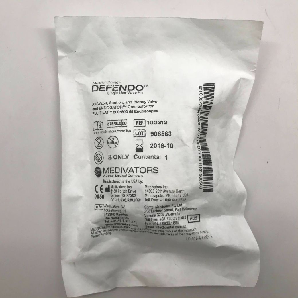 MEDIVATORS 100312 Defendo Single Use Valve Kit (X) GB TECH USA