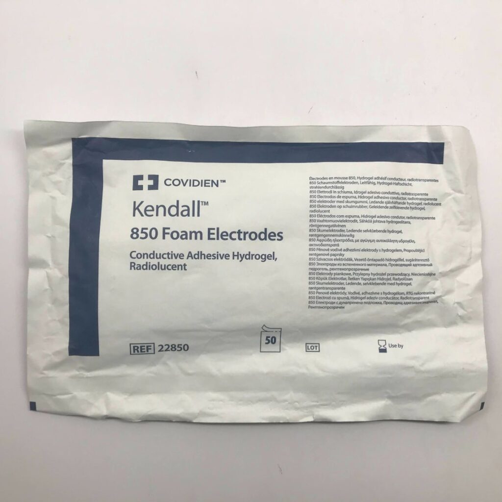 COVIDIEN 22850 Kendall 850 Foam Electrodes, Conductive Adhesive