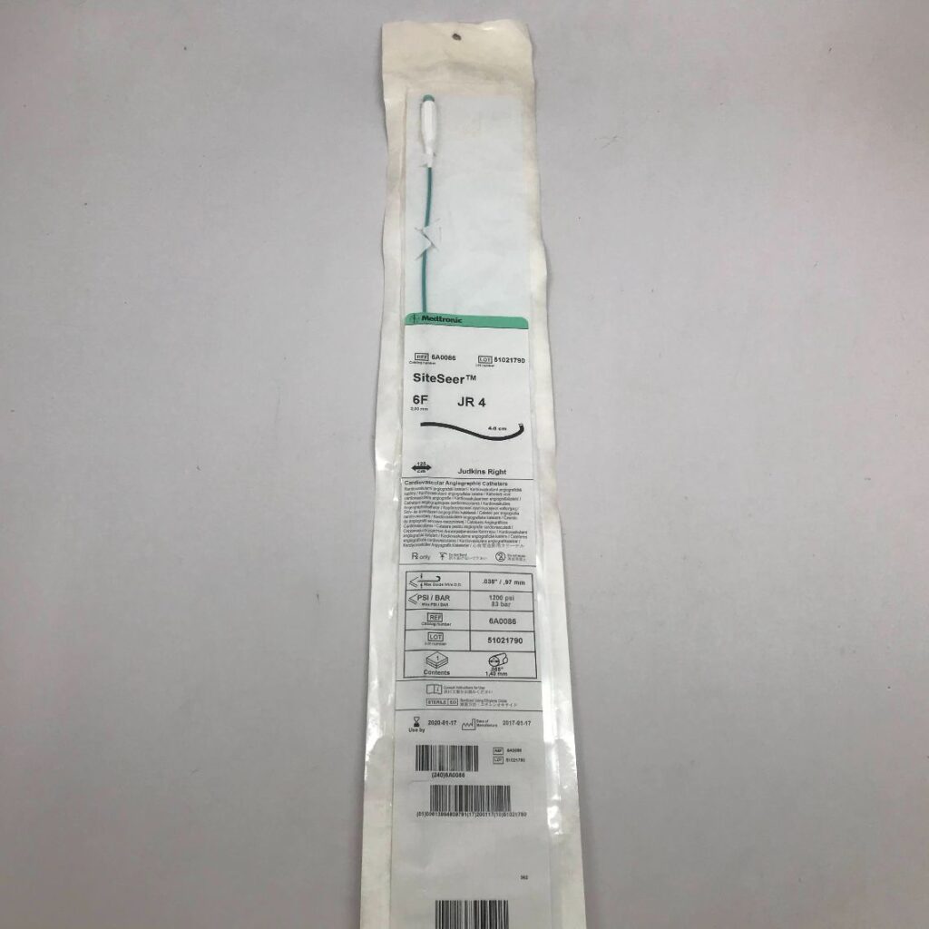 MEDTRONIC 6A0086 JR 4 SiteSeer Judkins Right Cardiovascular