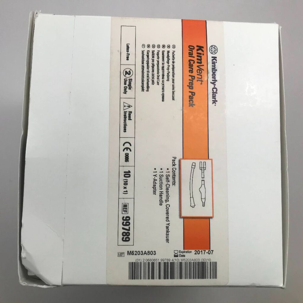 KIMBERLYCLARK 99789 KimVent Oral Care Prep Pack (Box Of 10) (X) GB