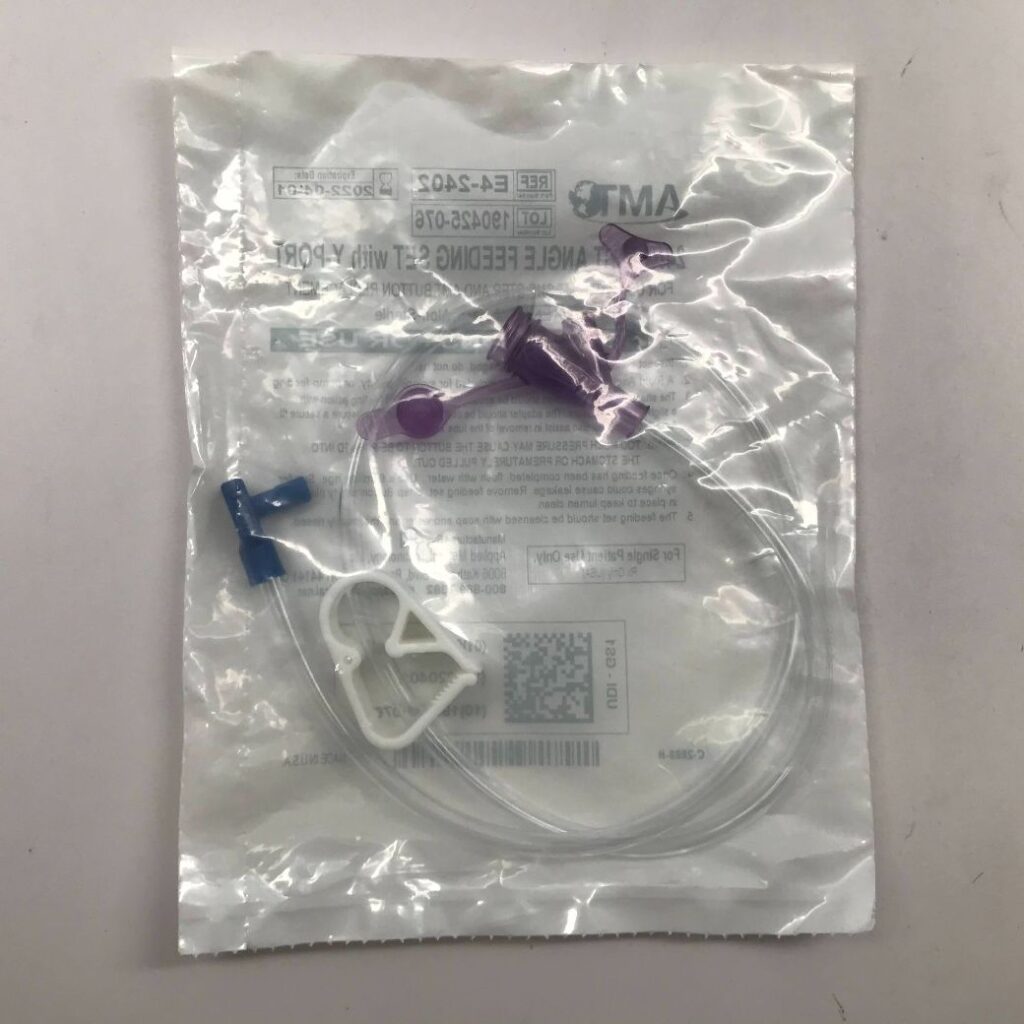 AMT E4-2402 Right Angle Feeding Set With Y-Port 24F (X) - GB TECH USA