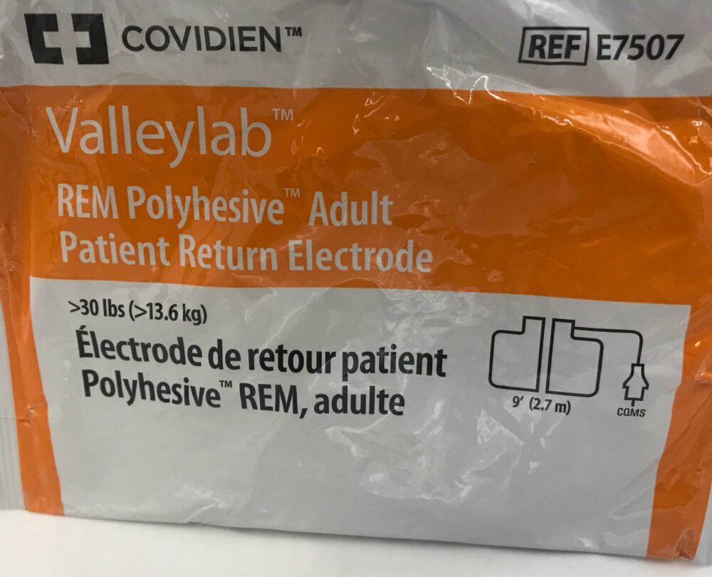 COVIDIEN E7507 Valleylab REM Polyhesive Adult Patient Return Electrode