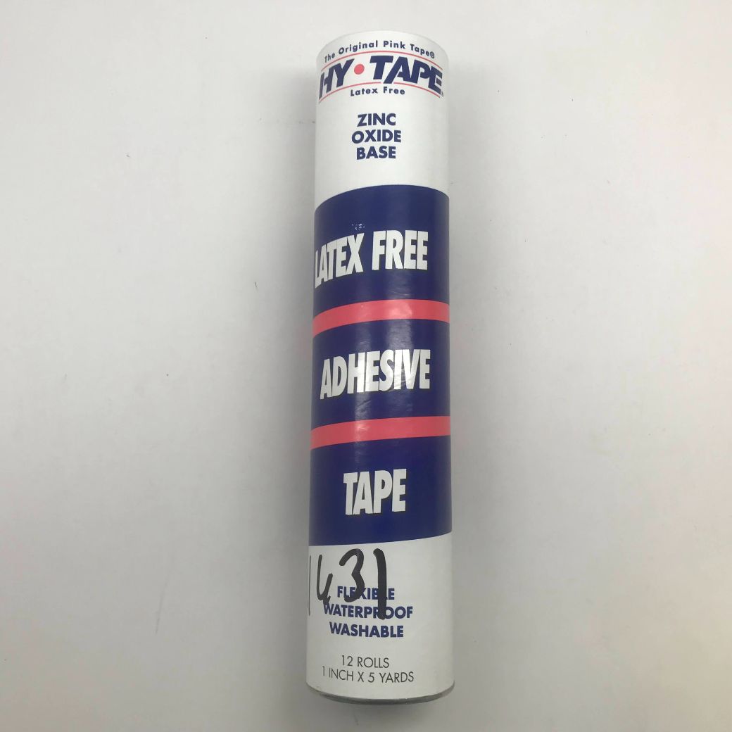 HYTAPE 10LF Latex Free Adhesive Tape, Zinc Oxide Base, 1in x 5Yds (12