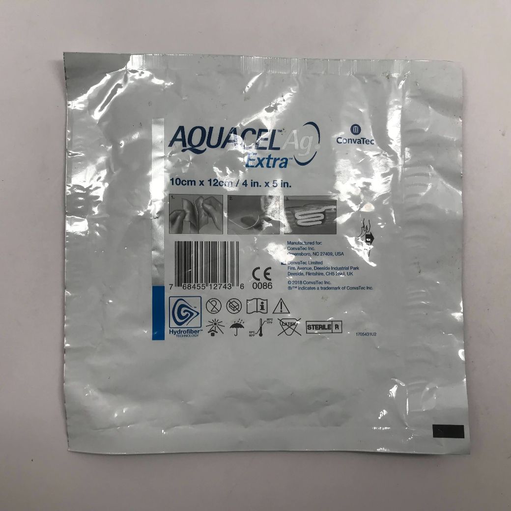 Convatec 403765 Aquacel AG Extra, With Hydrofiber Silver Impregnated