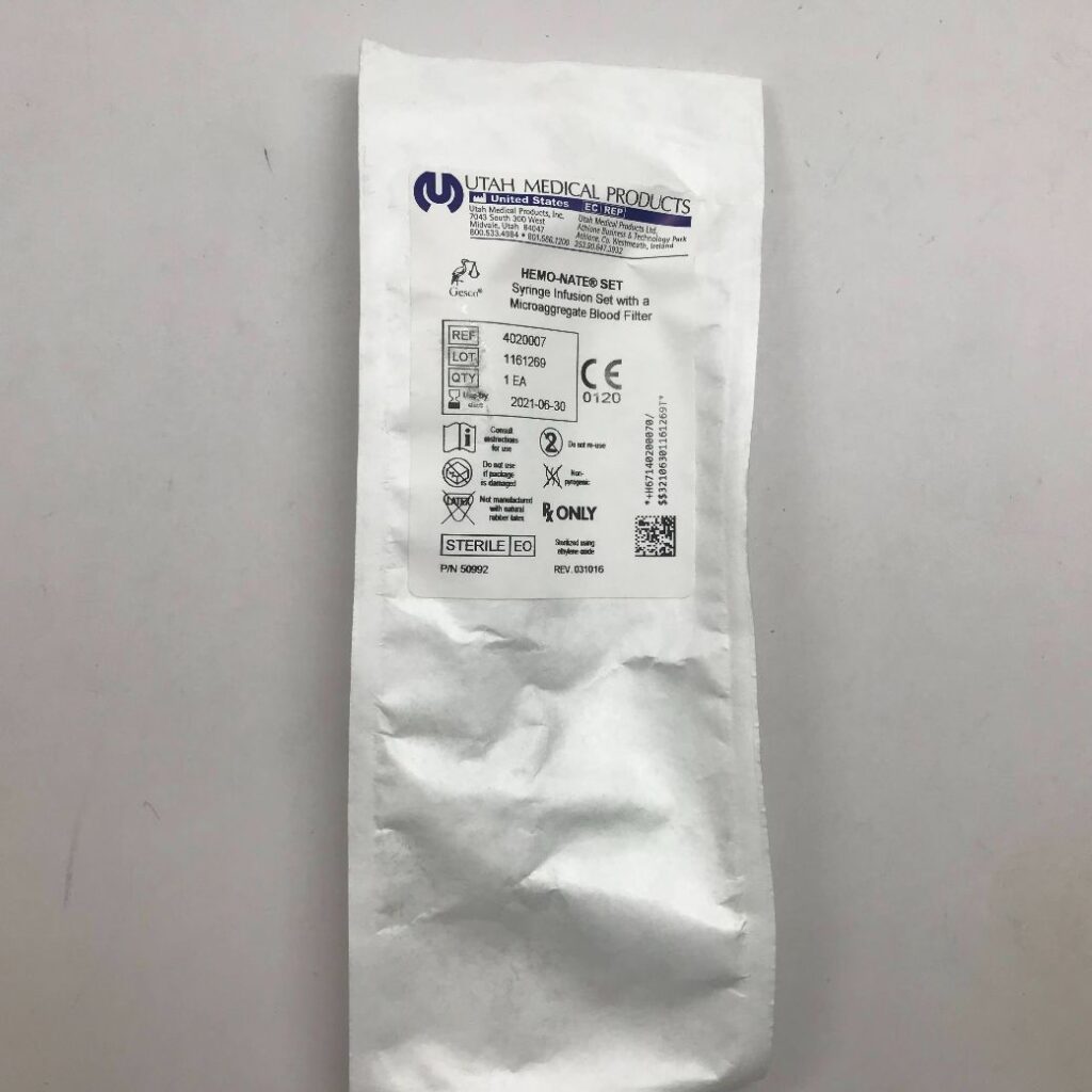 Microaggregate Blood Filter GB TECH USA