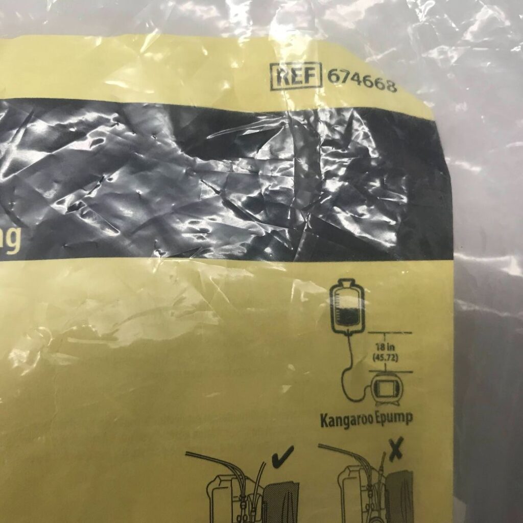 COVIDIEN 674668 Kangaroo Epump And Joey Pump Set With Flush Bag, Anti