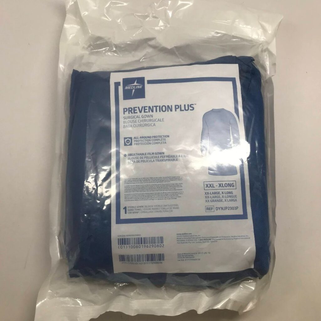 MEDLINE DYNJP2303P Prevention Plus Surgical Gown, XXL- XLong - GB TECH USA
