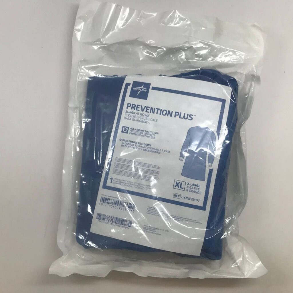 MEDLINE DYNJP2303P Prevention Plus Surgical Gown, XXL XLong GB TECH USA