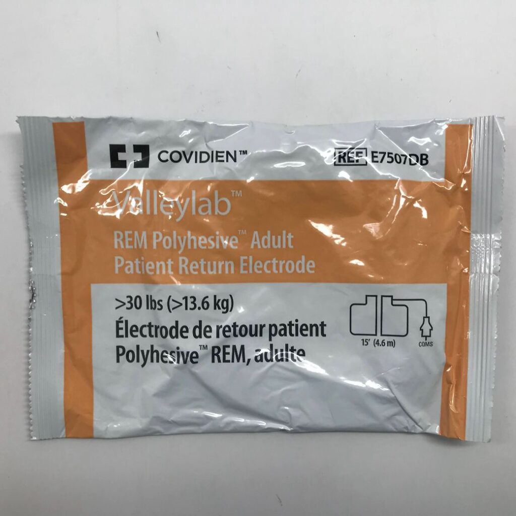COVIDIEN E7507 Valleylab REM Polyhesive Adult Patient Return Electrode