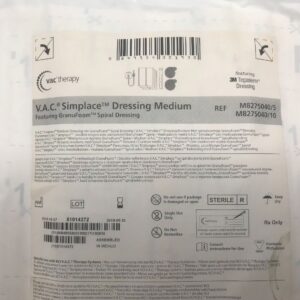 KCI M8275040/5 V.A.C. Simplace Dressing Medium, GranuFoam Spiral 
