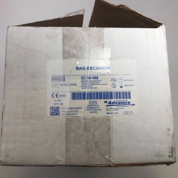 ADVANCE 10102 Bag Decanter (Box Of 50) (X) GB TECH USA