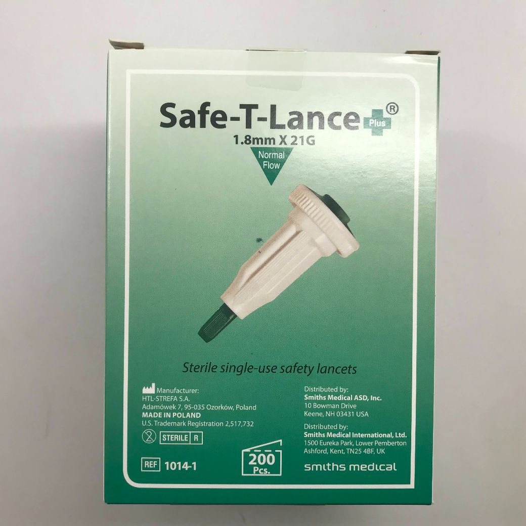 SMITHS MEDICAL 10141 SafeTLance Plus, Sterile SingleUse Safety