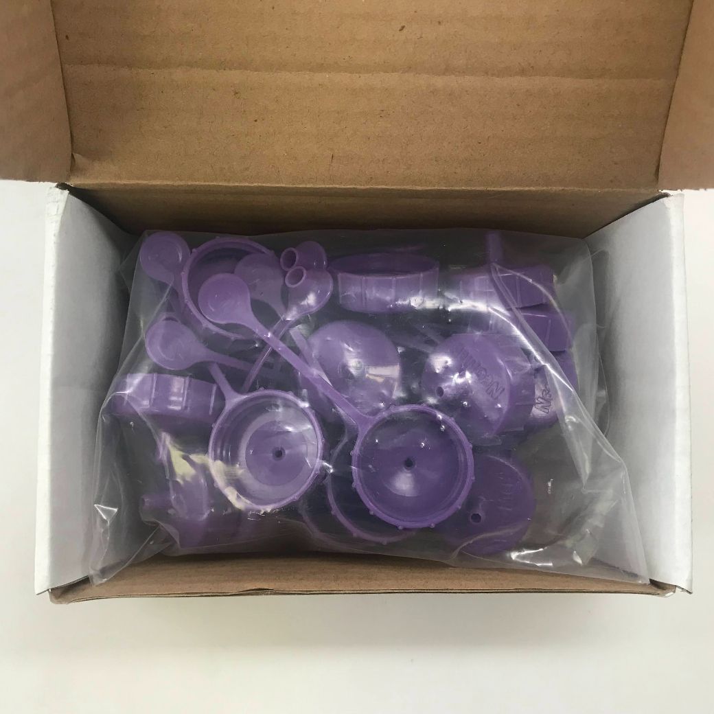 Covidien 410S Kangaroo Purple Enteral Feeding Syringes Tip Cal 10ml