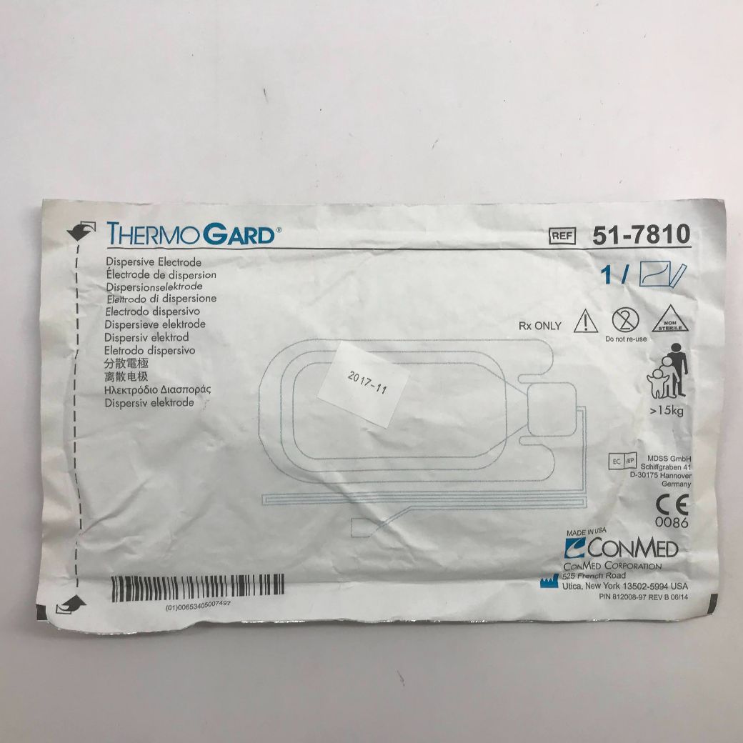 CONMED 517810 Thermo Gard Dispersive Electrode (X) GB TECH USA