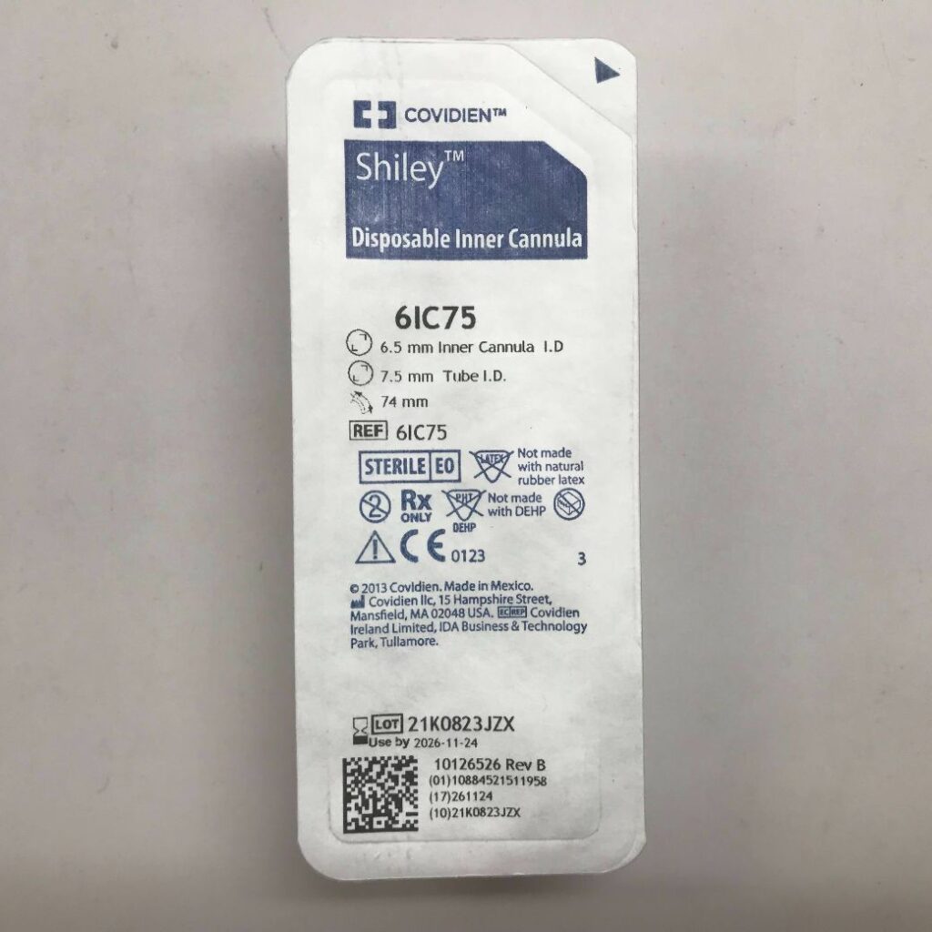 COVIDIEN 6IC75 Shiley Disposable Inner Cannula, 6.5mm Inner Cannula I.D