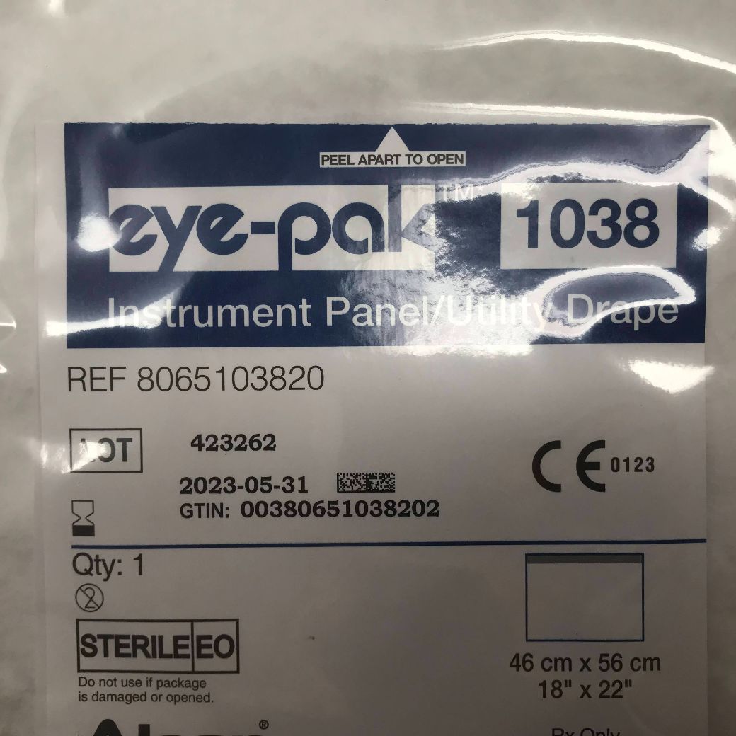ALCON 8065103820 Eye-Pak Instrument Panel/Utility Drape, 46cm x 56cm ...