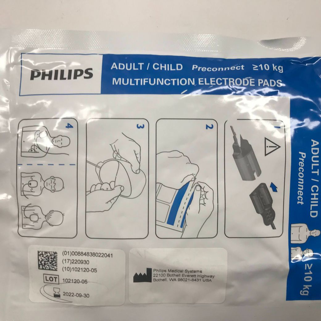 PHILIPS 989803166021 Adult/Child Preconnect Multifunction Electrode