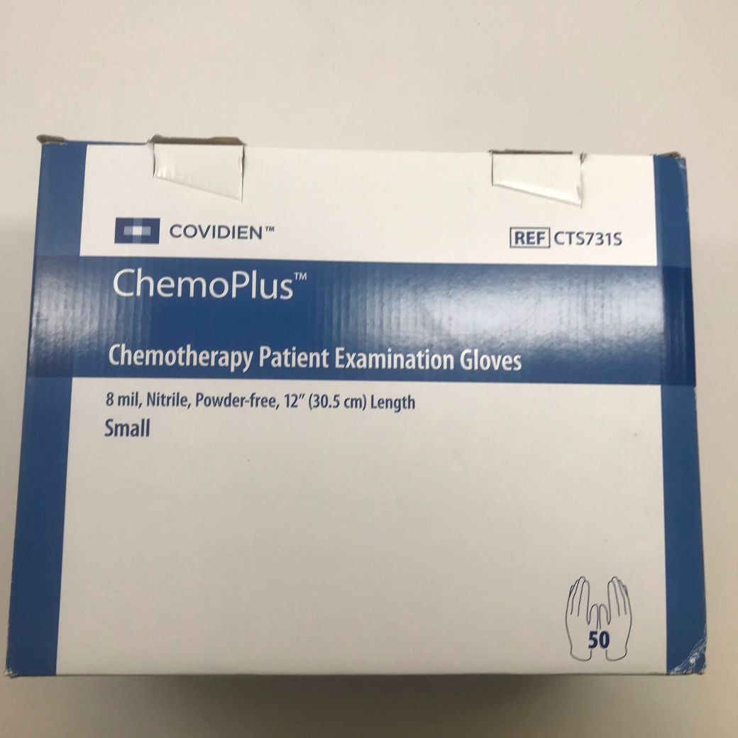 COVIDIEN CTS731S Chemoplus Chemotherapy Patient Examination Gloves