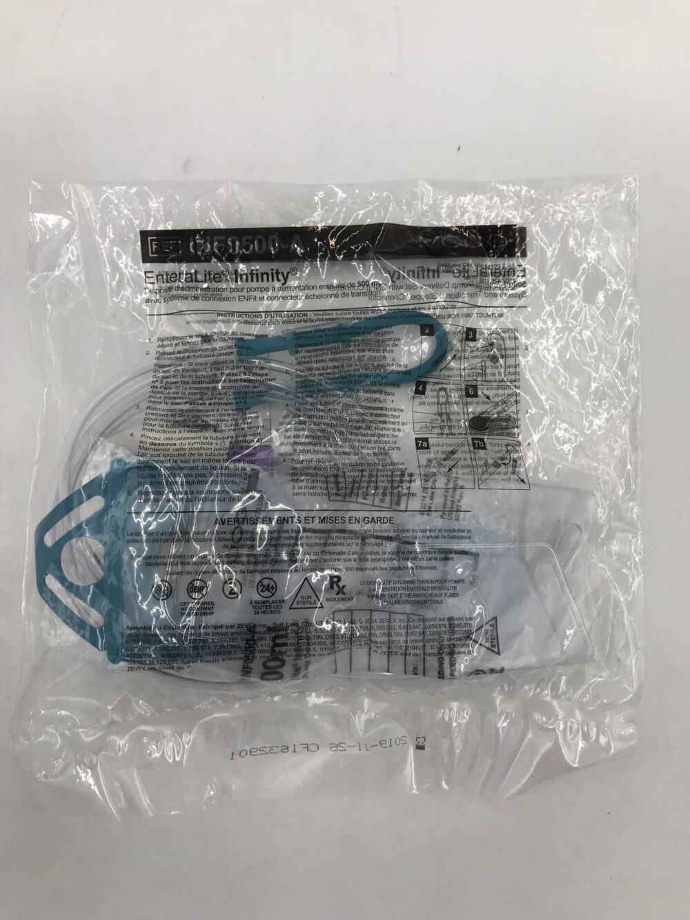 ZEVEX/ MOOG INF0500-A EnteraLite Infinity 500mL Enteral Pump 