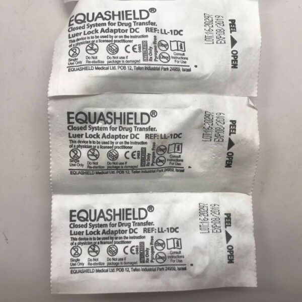 EQUASHIELD LL-1DC Closed System For Drug Transfer Luer Lock Adaptor DC ...