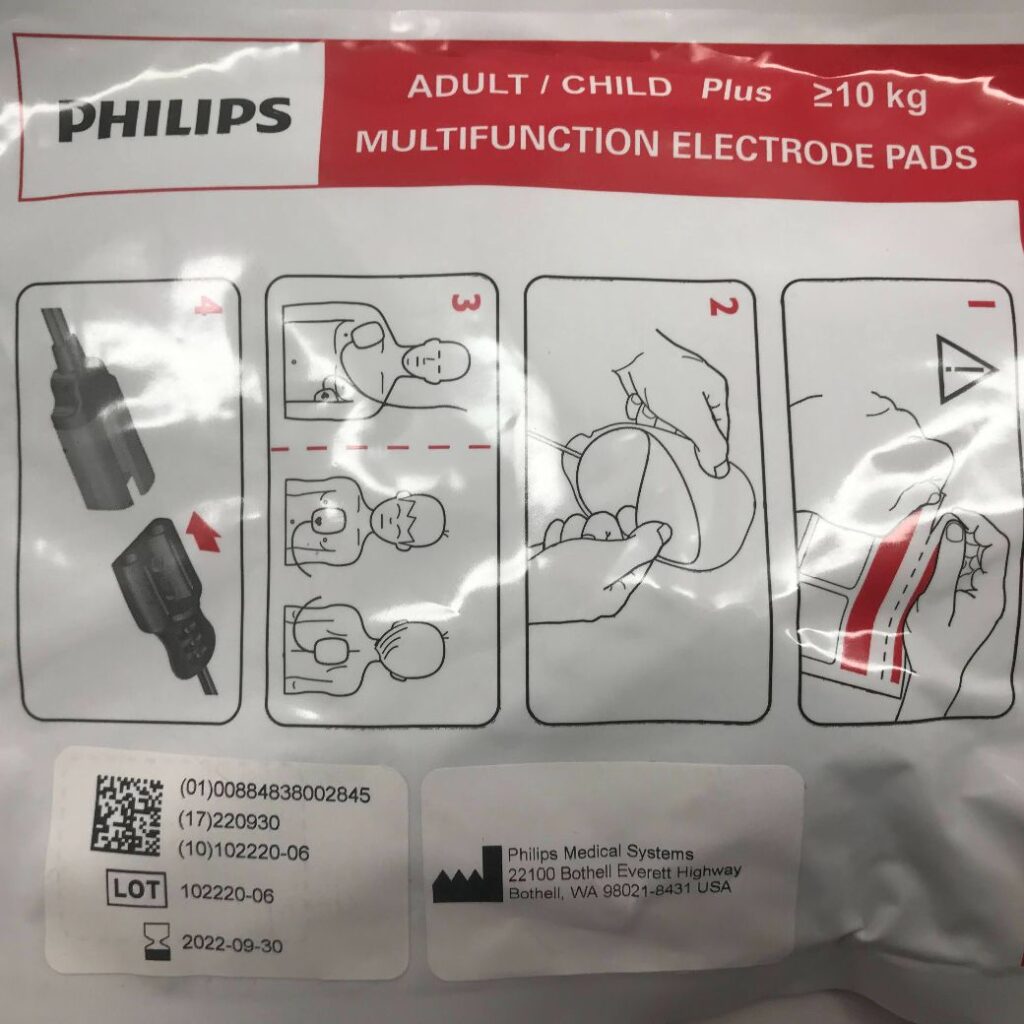 PHILIPS M3713A Adult/Child Plus Multifunction Electrode Pads, 10kg GB