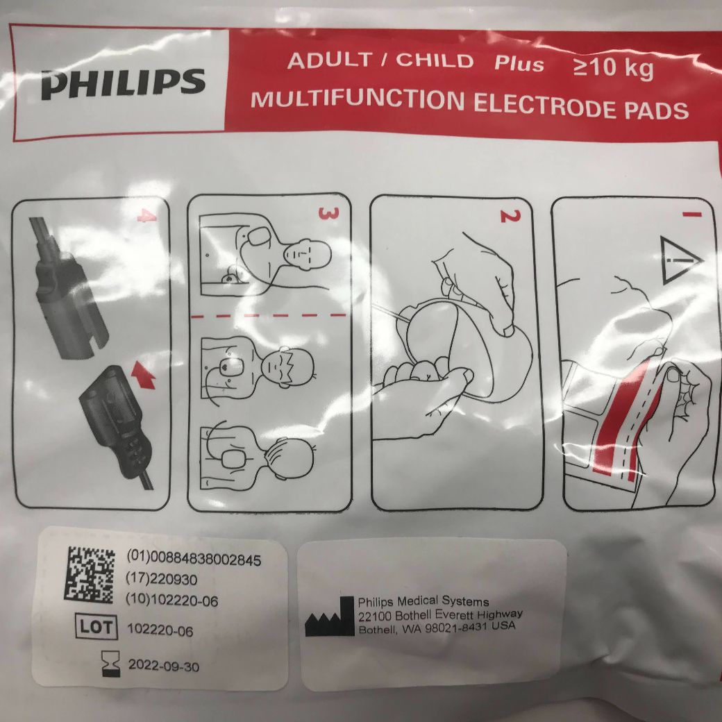 PHILIPS M3713A Adult/Child Plus Multifunction Electrode Pads, 10kg GB