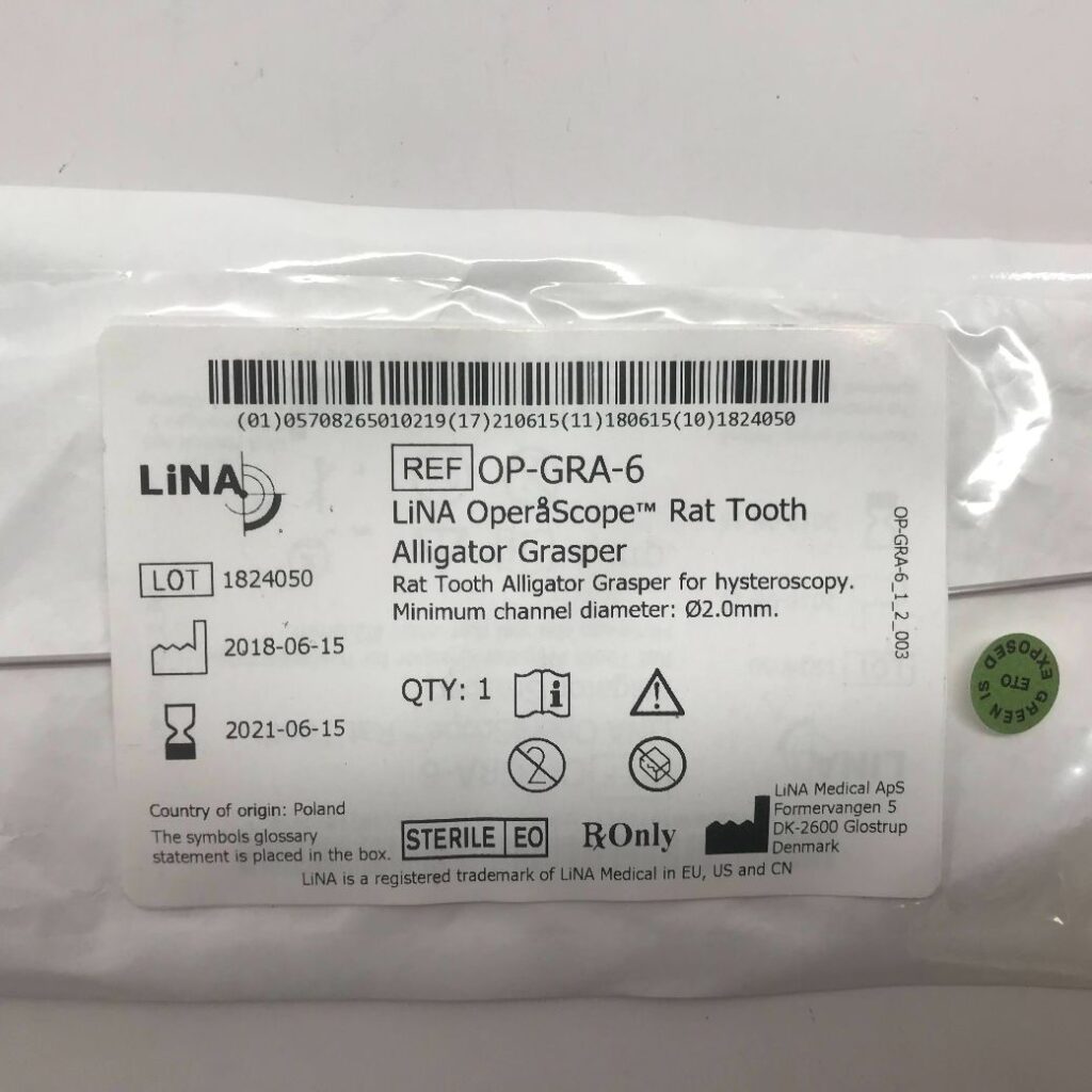 LINA MEDICAL OPGRA6 OperaScope Rat Tooth Alligator Grasper (X) GB