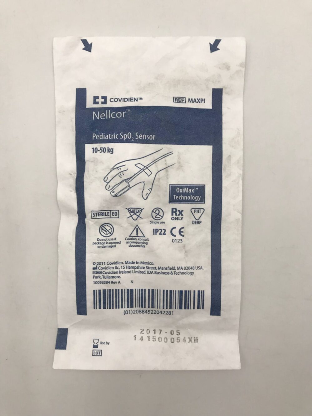 COVIDIEN MAXPI Nellcor Pediatric Sp02 Sensor 10-50kg (X) - GB TECH USA