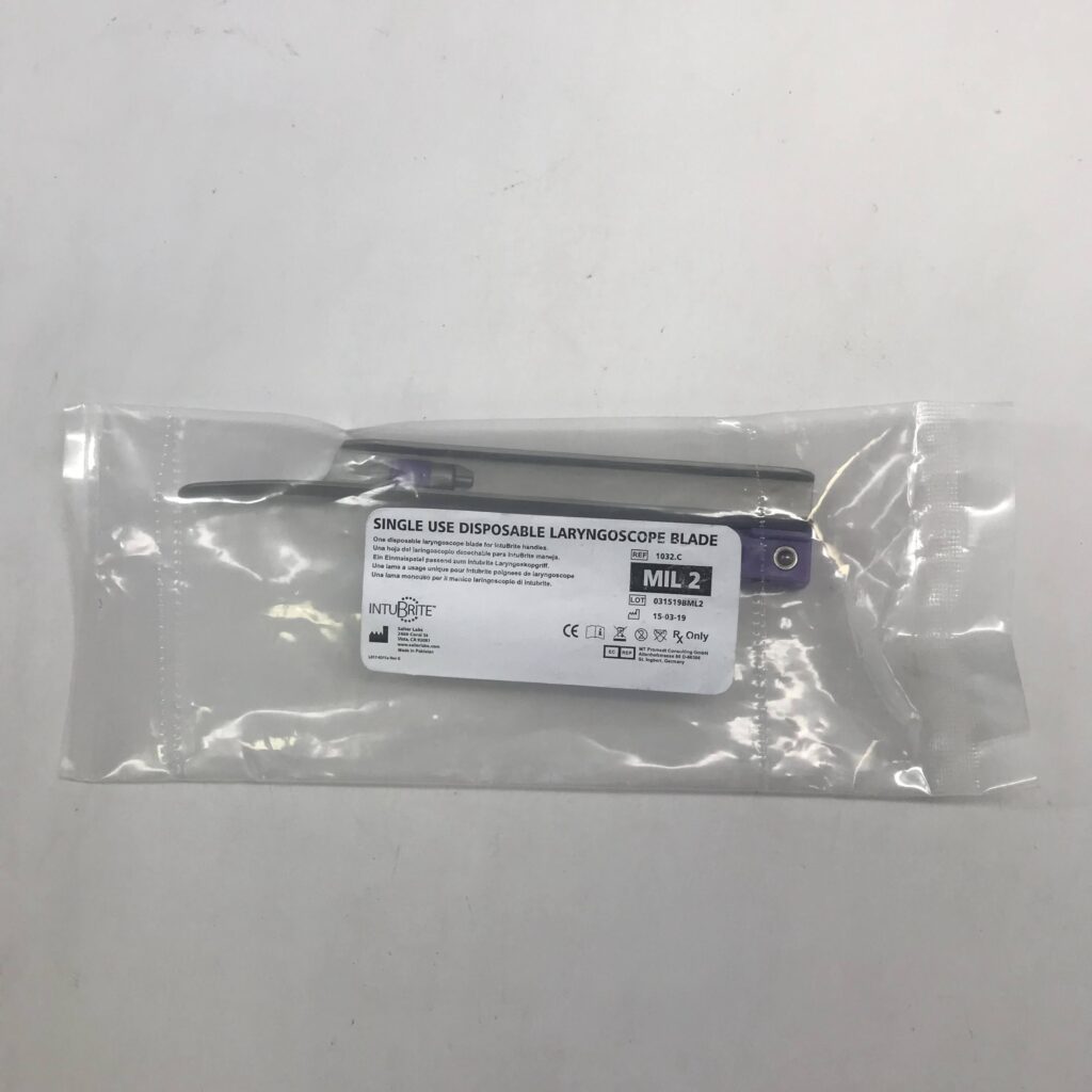Salter Labs 1032.C IntuBrite Single Disposable Laryngoscope Blade MIL 2 GB TECH USA